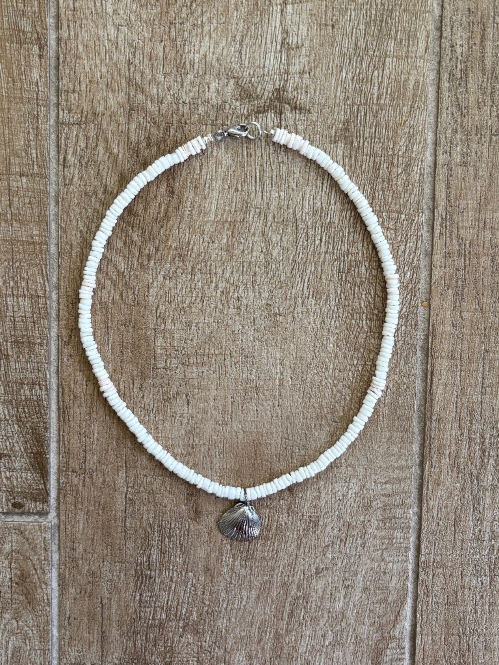 Heishi Shell Bead Necklace